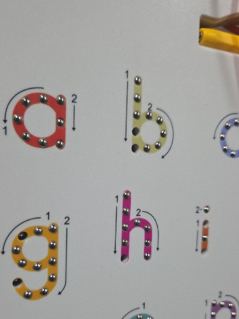 Children's Alphabet Tracing Board - Multi Color Letters - Picture 4 of 5